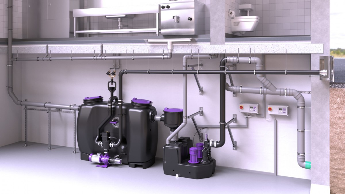 Жироотделитель для канализации столовой, ресторана, кафе Жироотделитель для канализации столовой, ресторана, кафе